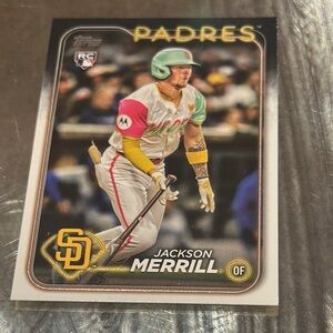Topps padres Jackson Merrill card